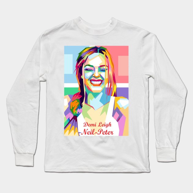 Demi Leigh WPAP Long Sleeve T-Shirt by erikhermawann22